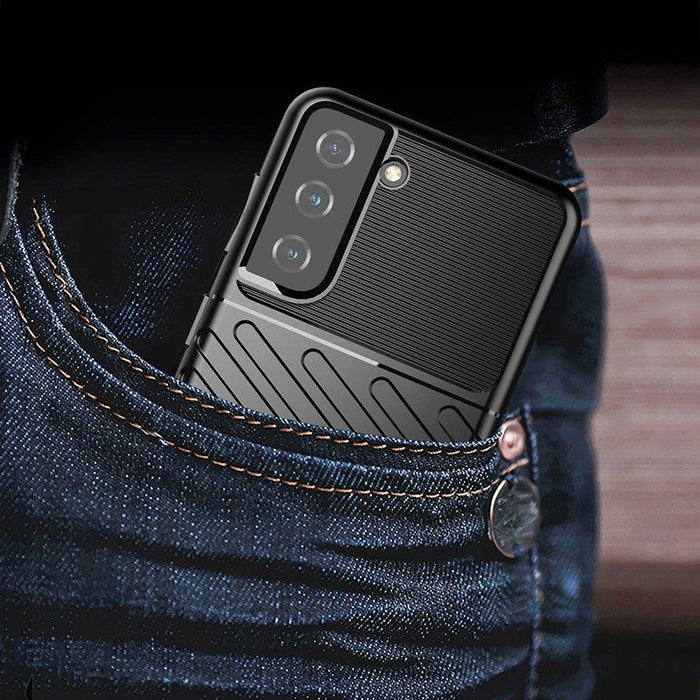 Thunder Case case for Samsung Galaxy S23+ silicone armor case black