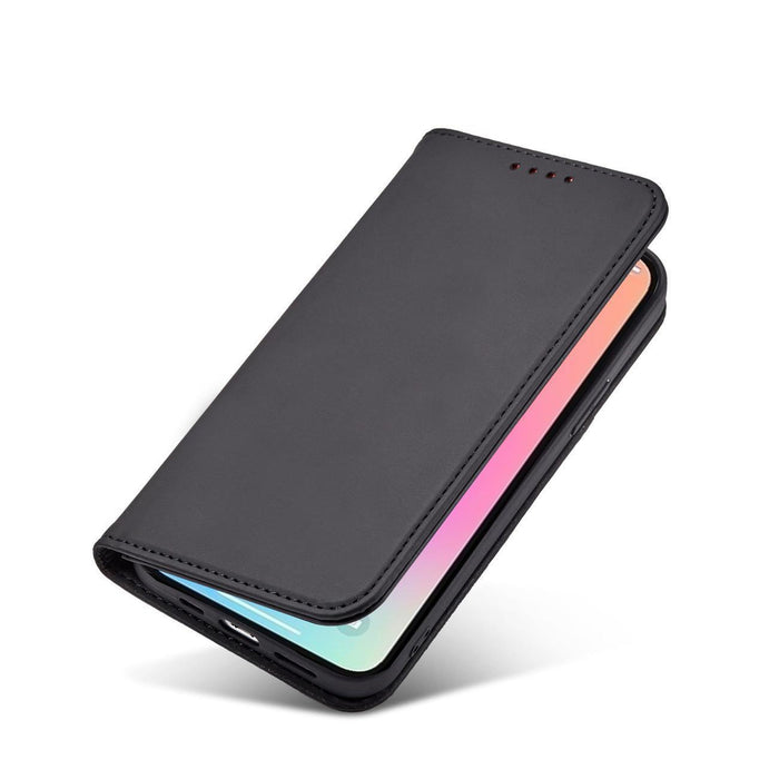 Magnet Card Case for Samsung Galaxy S23+ flip cover wallet stand black