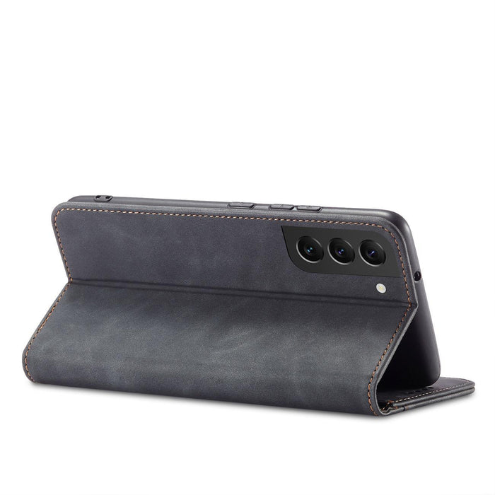 Magnet Fancy Case for Samsung Galaxy S23+ flip cover wallet stand black