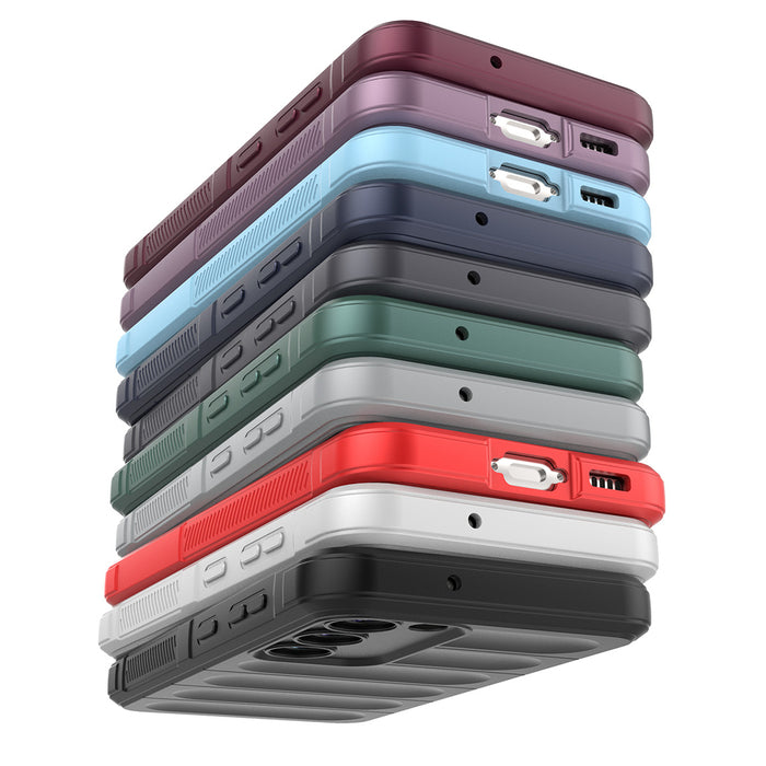 Magic Shield Case for Samsung Galaxy S23+ flexible armored cover red