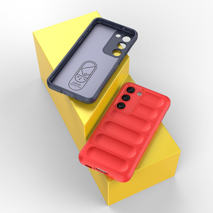 Magic Shield Case for Samsung Galaxy S23+ flexible armored cover blue