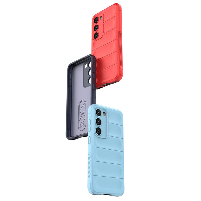 Magic Shield Case for Samsung Galaxy S23+ flexible armored cover blue