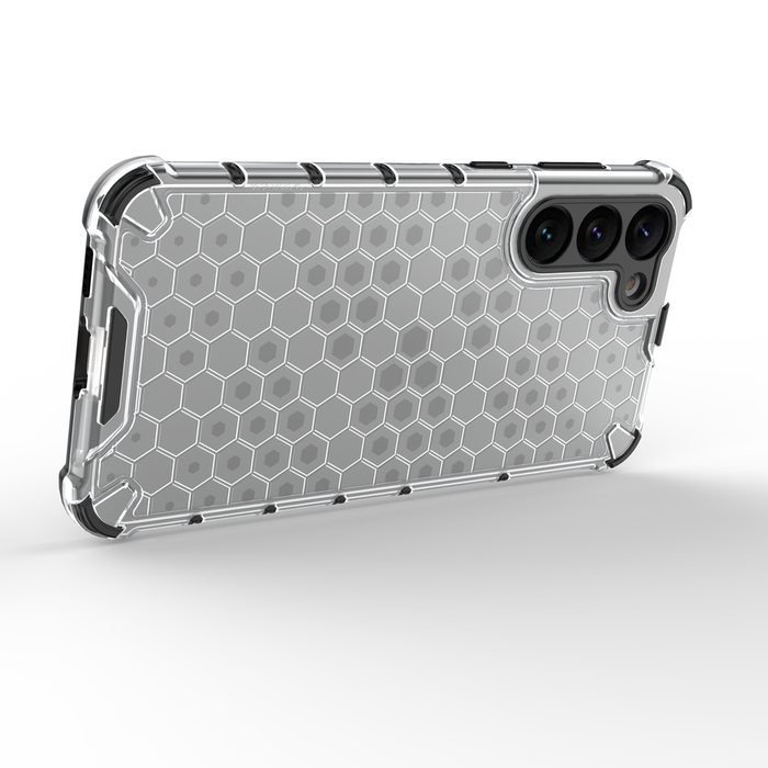 Honeycomb case for Samsung Galaxy S23+ armored hybrid cover black