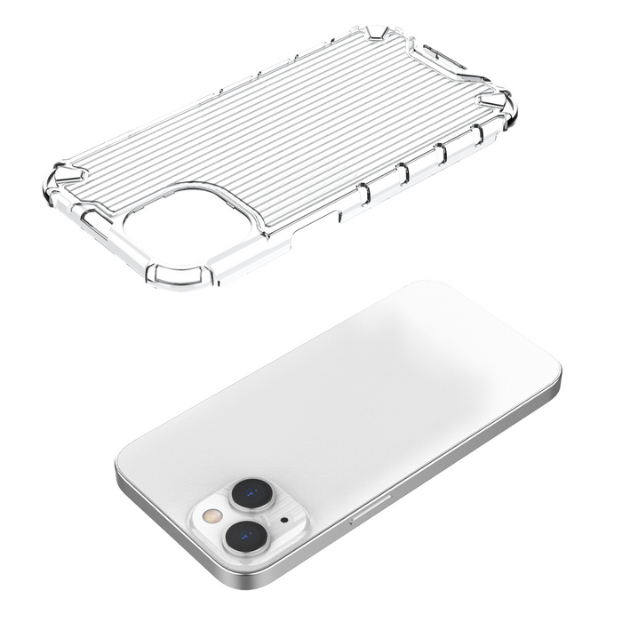 Ombre Protect Case for iPhone 14 pink and blue armored case