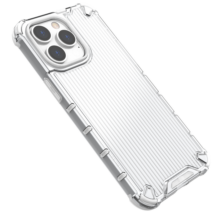 Ombre Protect Case for iPhone 14 Pro Max pink and blue armored case