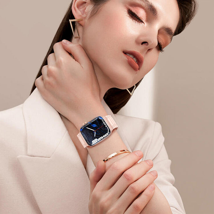 Strap Triple Protection for Apple Watch 38 / 40 / 41 mm band bracelet - navy blue