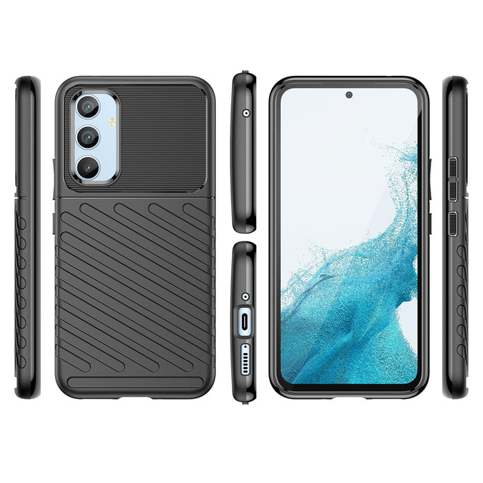 Thunder Case case for Samsung Galaxy A54 5G silicone armored cover blue