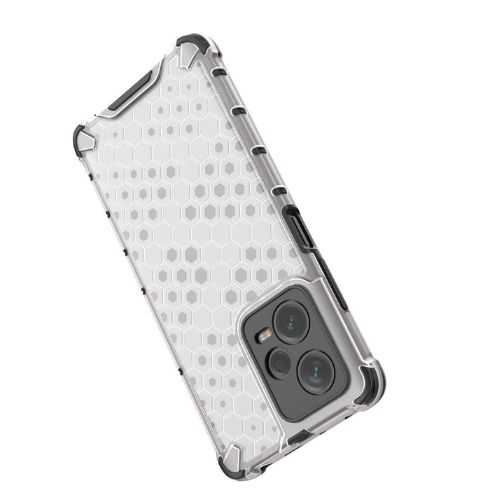 Honeycomb case for Xiaomi Redmi Note 12 Pro+ armored hybrid cover black