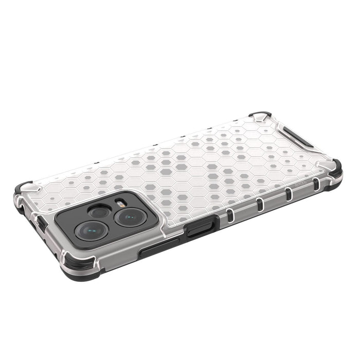 Honeycomb case for Xiaomi Redmi Note 12 Pro+ armored hybrid cover black