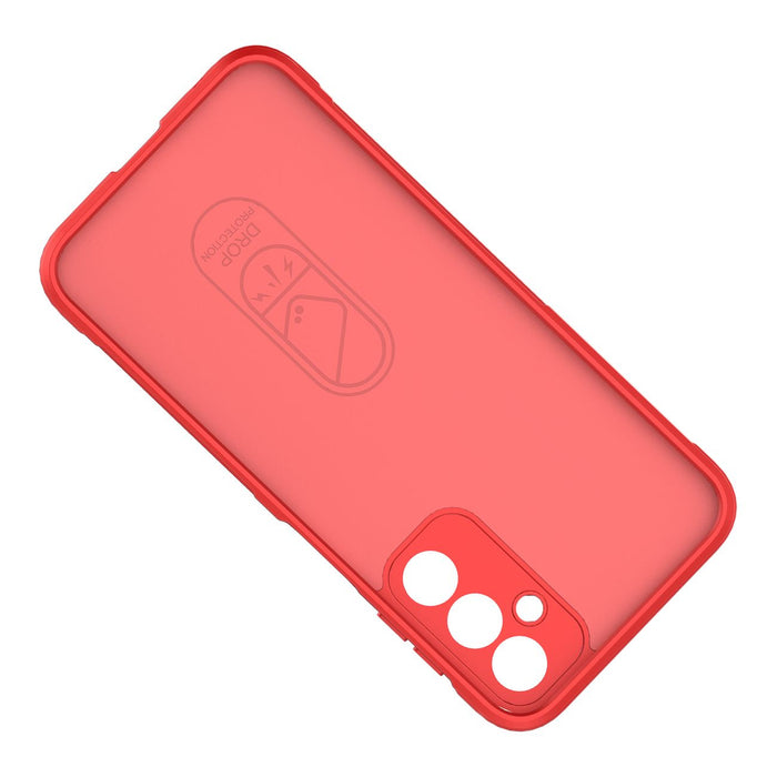 Magic Shield Case for Samsung Galaxy A24 4G flexible armored cover red