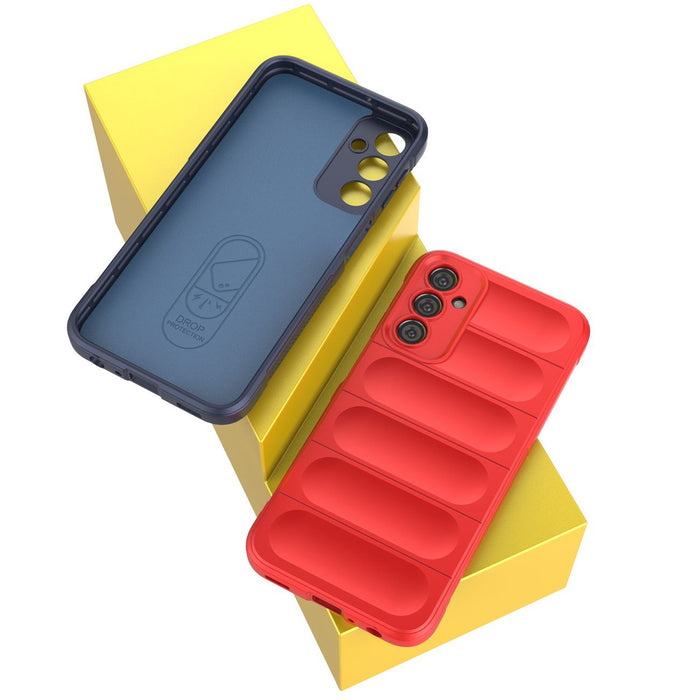 Magic Shield Case for Samsung Galaxy A24 4G flexible armored cover red