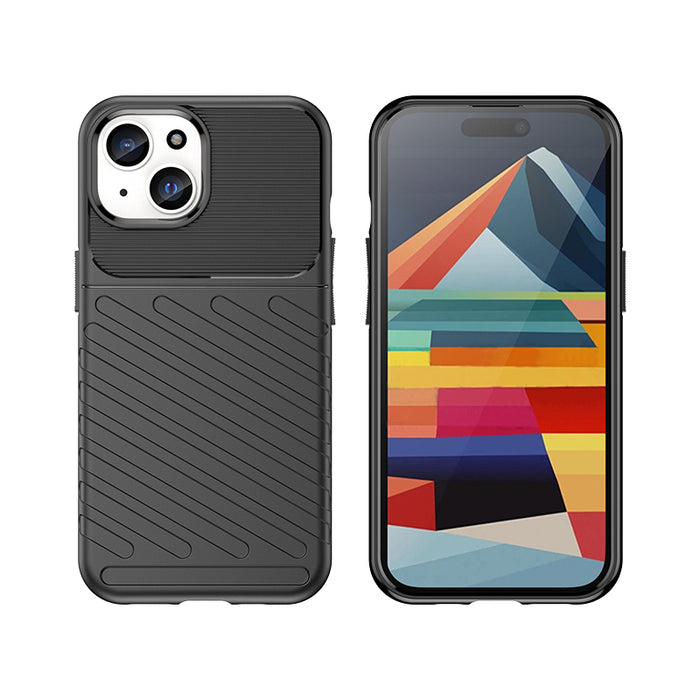 Armored iPhone 15 Thunder Case - blue