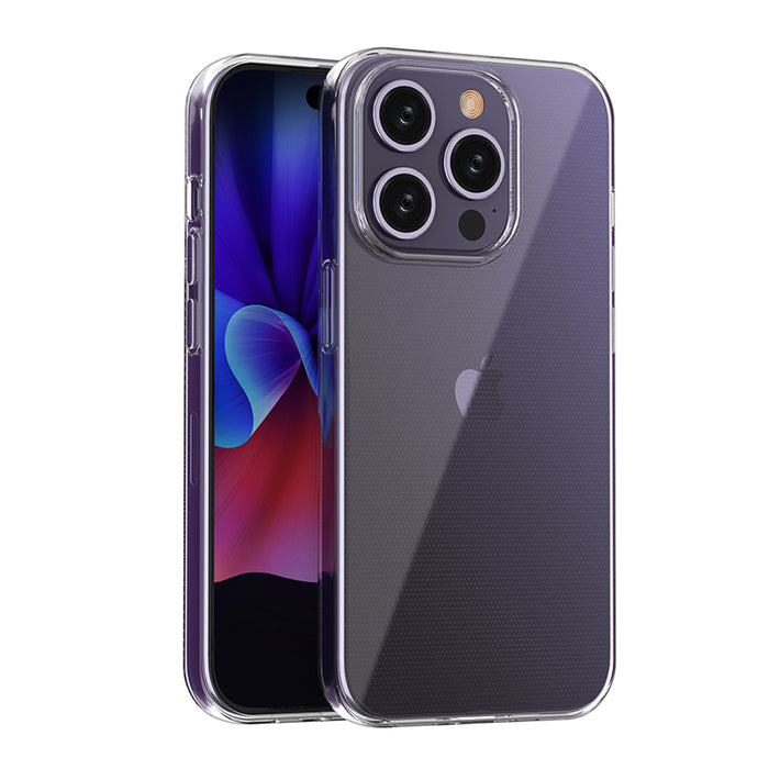 iPhone 15 Pro case from the Ultra Clear series in transparent color