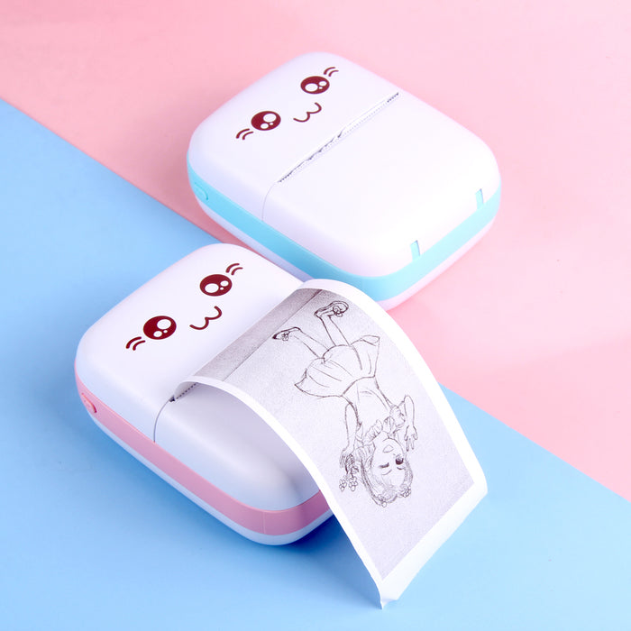 HURC9 Bluetooth Thermal Printer Mini Kitty with App - Pink