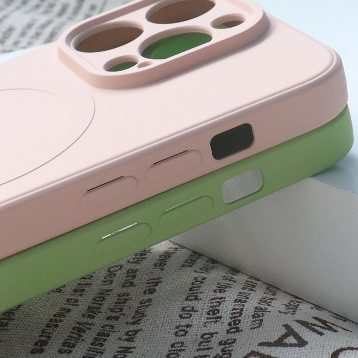 MagSafe Compatible Silicone Case for iPhone 15 Plus Silicone Case - Blue