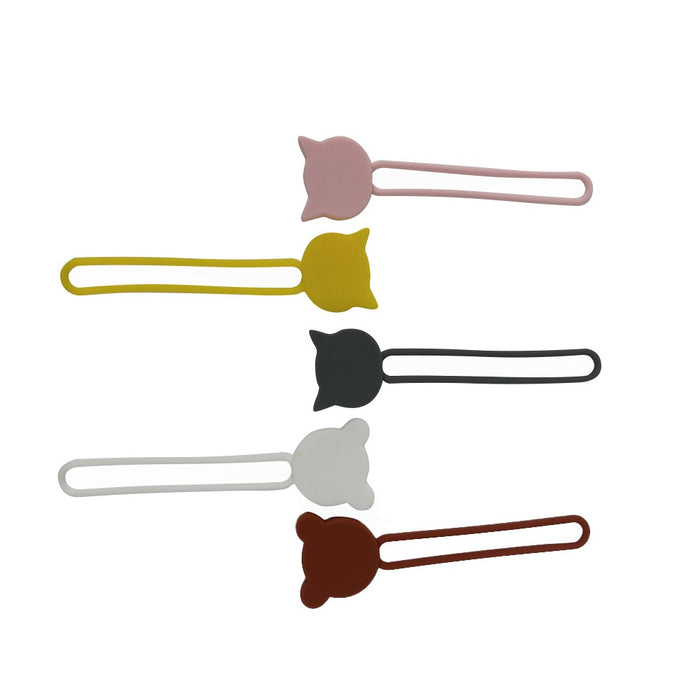 Silicone cable reel - yellow
