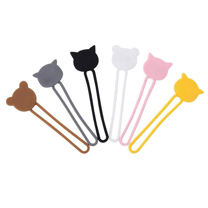 Silicone cable reel - pink