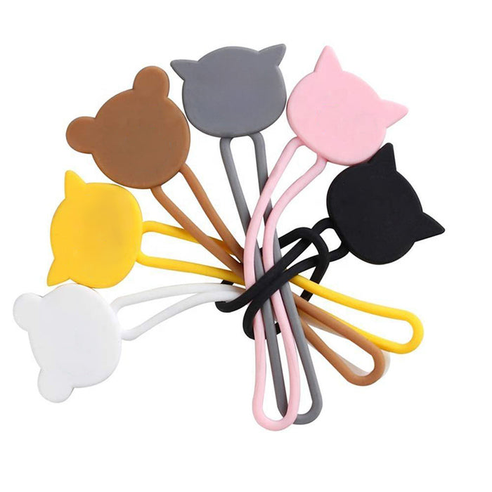 Silicone cable reel - white