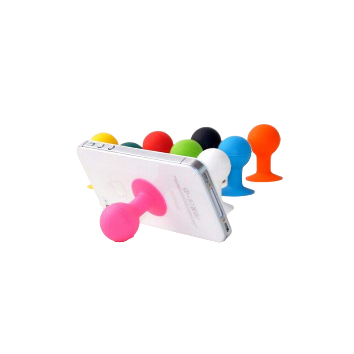 Phone holder with a round head - green