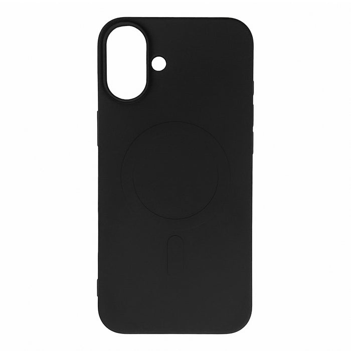 Liquid Silicone Case MagSafe for iPhone 16 Plus - black