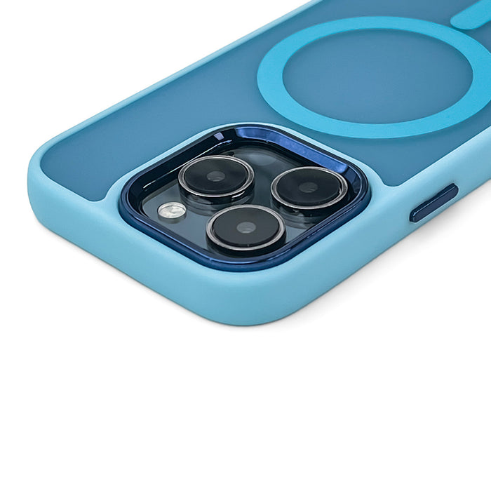 Magnetic Collection MagSafe case for iPhone 16 - light blue