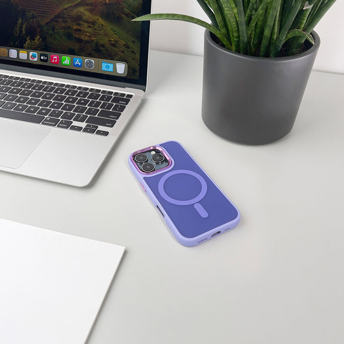 Magnetic Collection MagSafe iPhone 16 Pro Max Case - Purple