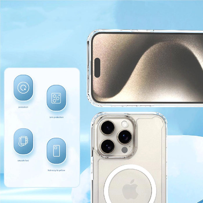 Clear Corner Case MagSafe for iPhone 16 Plus - transparent