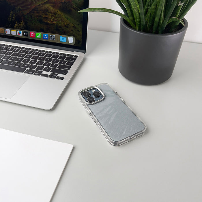 Glitter Case for iPhone 16 Pro - transparent with glitter