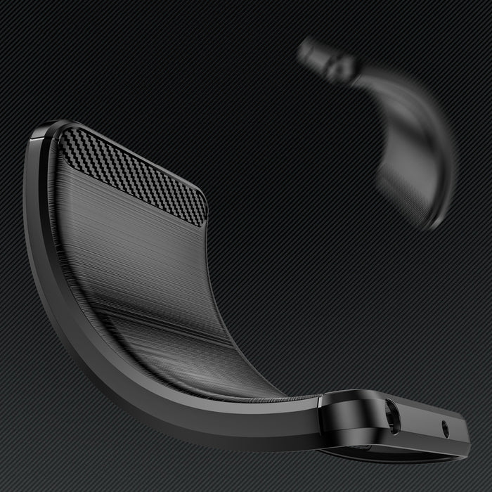 Carbon Case for iPhone 16 Silicone Case - Black