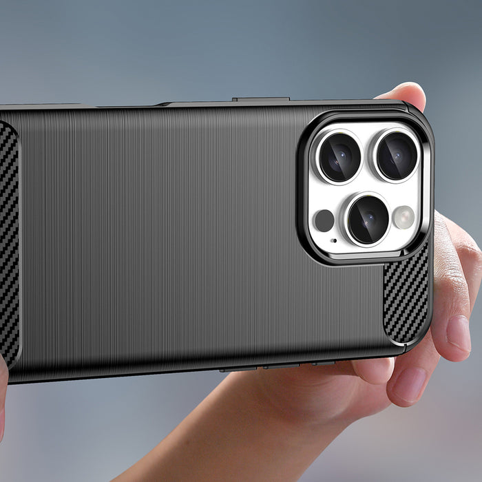 Carbon Case for iPhone 16 Pro - Black