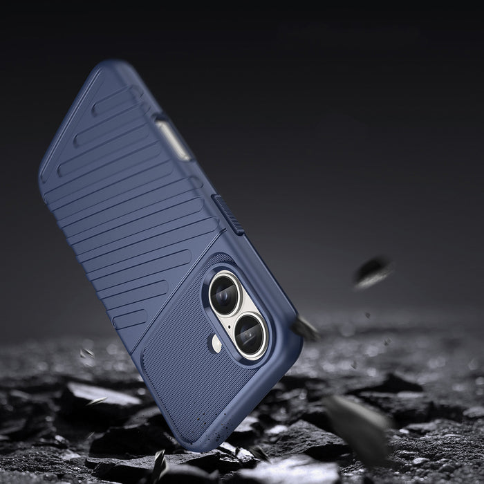 Thunder Case for iPhone 16 Silicone Case - Blue