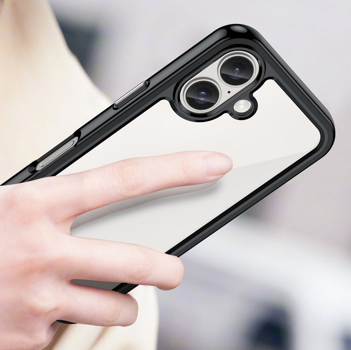 Outer Space Case with Gel Frame for iPhone 16 Plus - Black