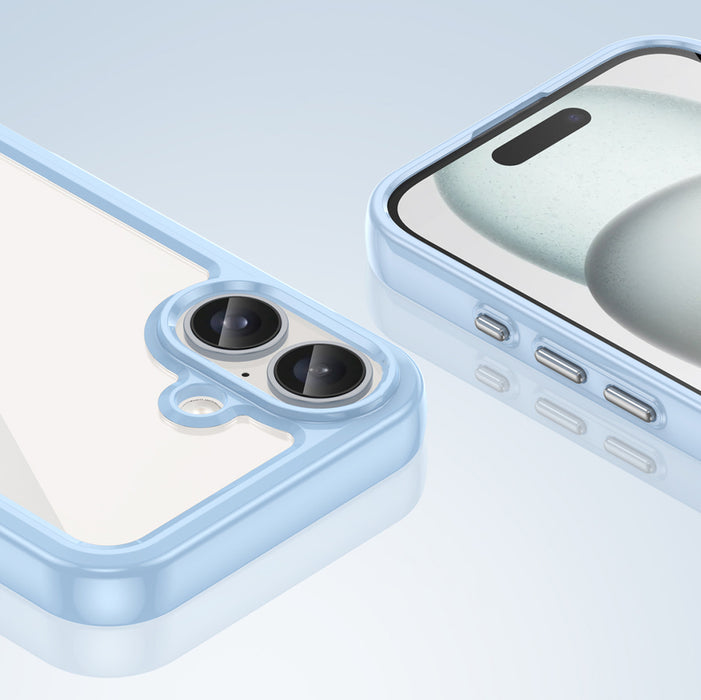 Outer Space Case with Gel Frame for iPhone 16 - Blue