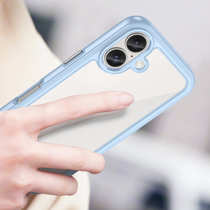 Outer Space Case with Gel Frame for iPhone 16 - Blue