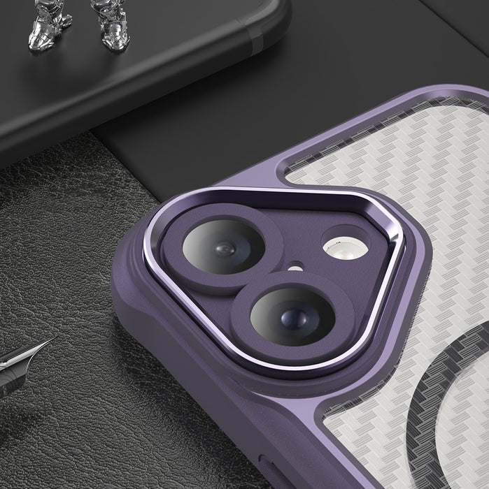Leading Series MagSafe Silicone Case for iPhone 16 - Purple