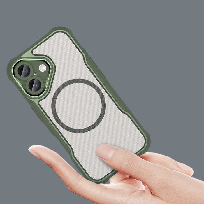 Leading Series MagSafe Silicone Case for iPhone 16 Plus - Green