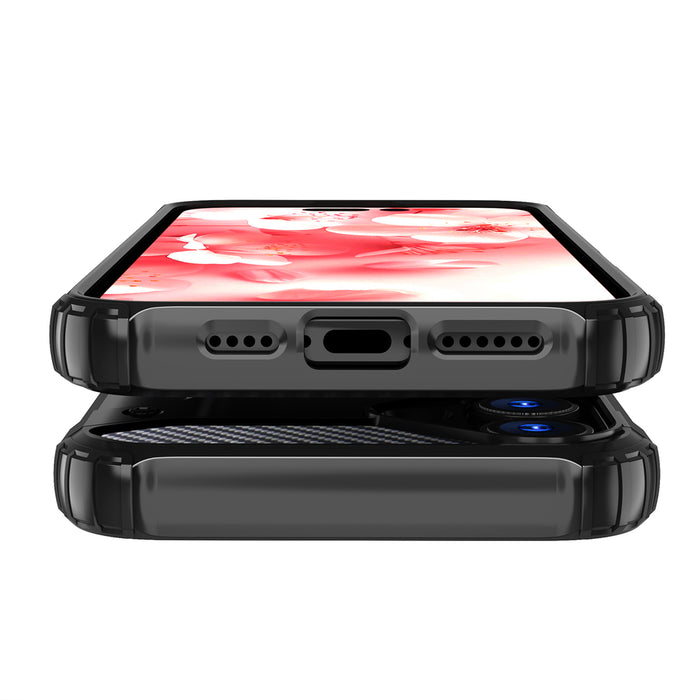 Hybrid Armor iPhone 16 Case - Black