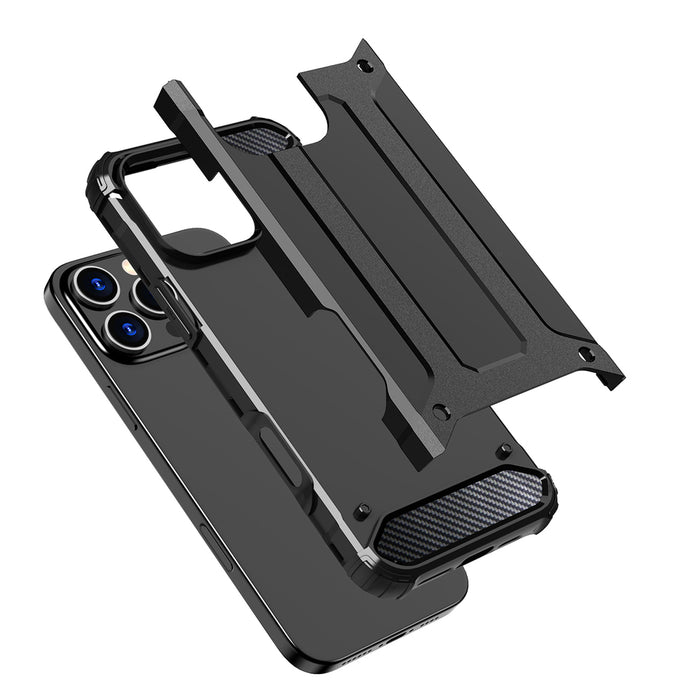 Hybrid Armor iPhone 16 Pro Case - Black