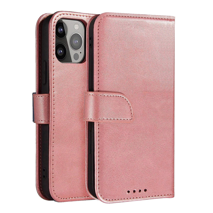 Magnet Case with Flip for Samsung Galaxy S25+ - Pink