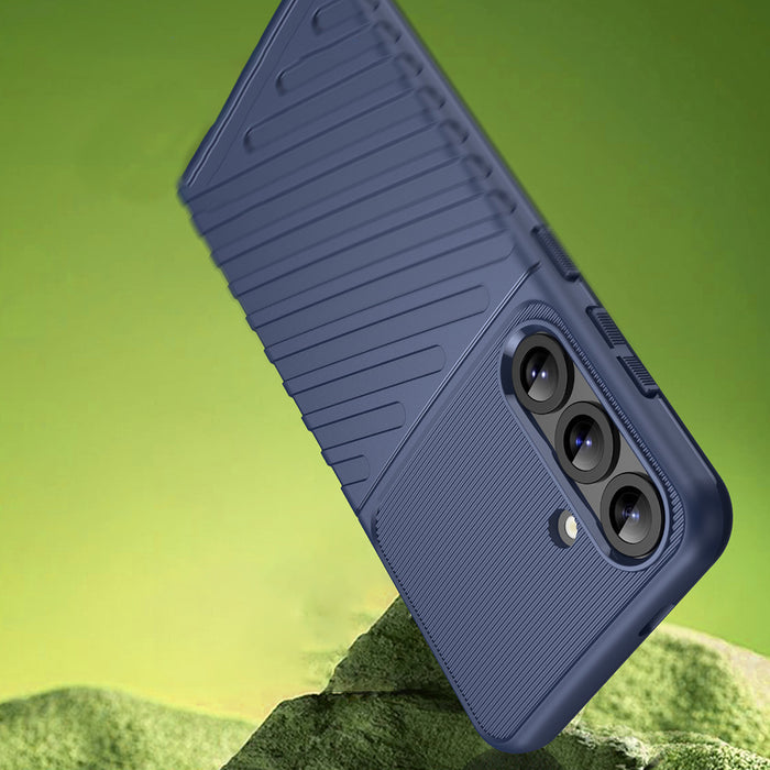 Thunder Case for Samsung Galaxy S25+ Silicone Armored Cover - Blue
