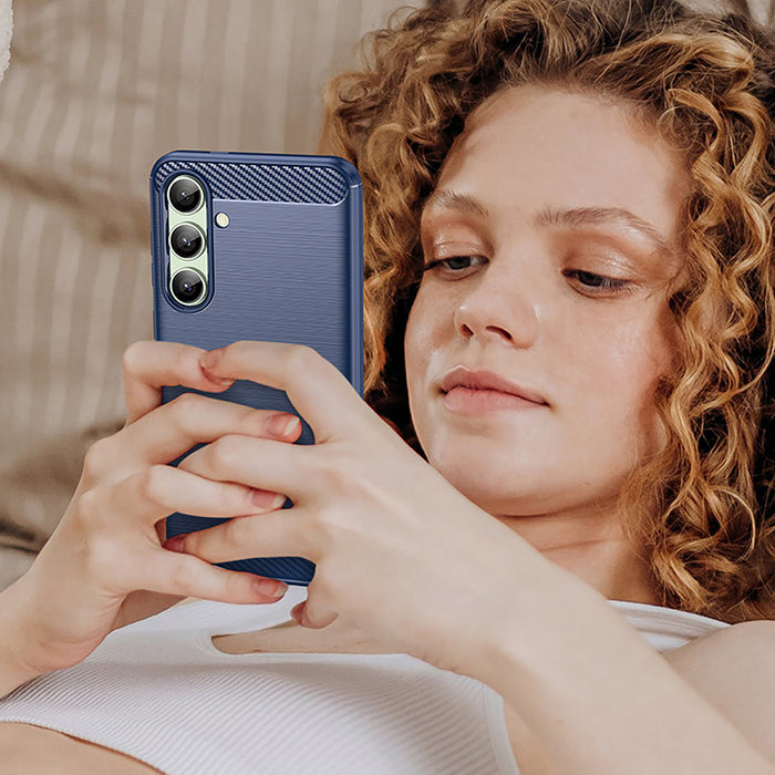 Carbon Case for Samsung Galaxy S24 FE - Blue