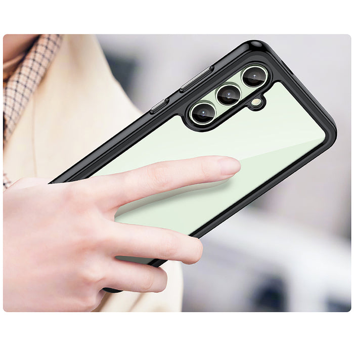 Outer Space Case with Gel Frame for Samsung Galaxy S24 FE - Black