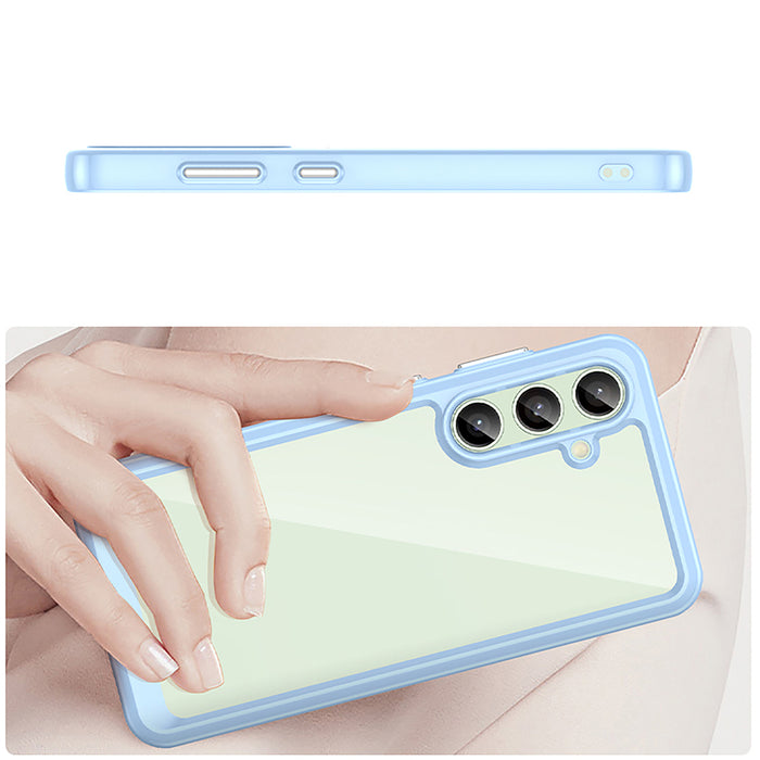 Outer Space Case with Gel Frame for Samsung Galaxy S24 FE - Blue