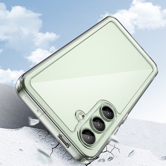 Outer Space Case with Gel Frame for Samsung Galaxy S24 FE - Transparent