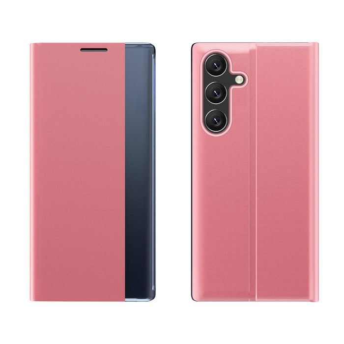 New Sleep Case for Samsung Galaxy A16 / A16 5G Cover with Flip and Stand - Pink