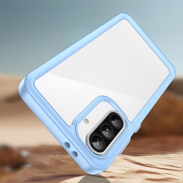 Outer Space Case for Samsung Galaxy A56 Cover with Flexible Frame - Blue