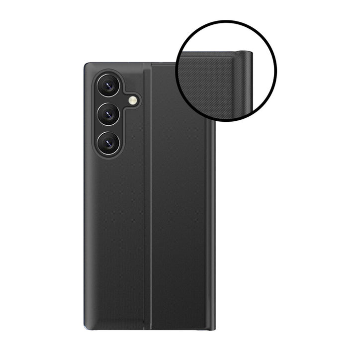 New Sleep Case Flip Cover with Stand Function for Samsung Galaxy A26 - Black