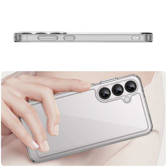 Outer Space Case for Samsung Galaxy A36 Cover with Flexible Frame - Transparent