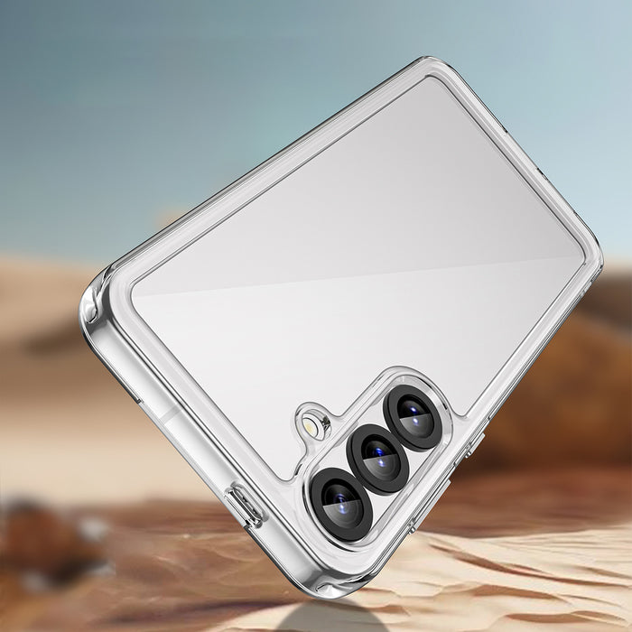 Outer Space Case for Samsung Galaxy A36 Cover with Flexible Frame - Transparent