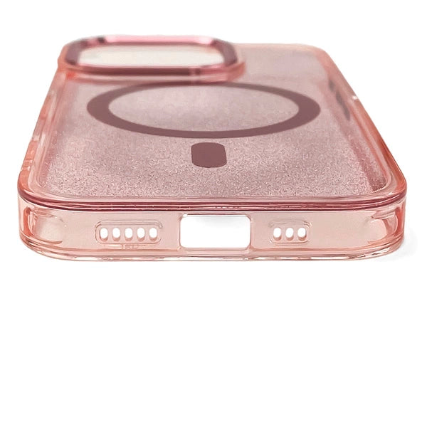 Glitter Case with MagSafe for iPhone 16e - Pink